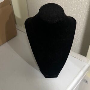 Black Jewelry Display Bust